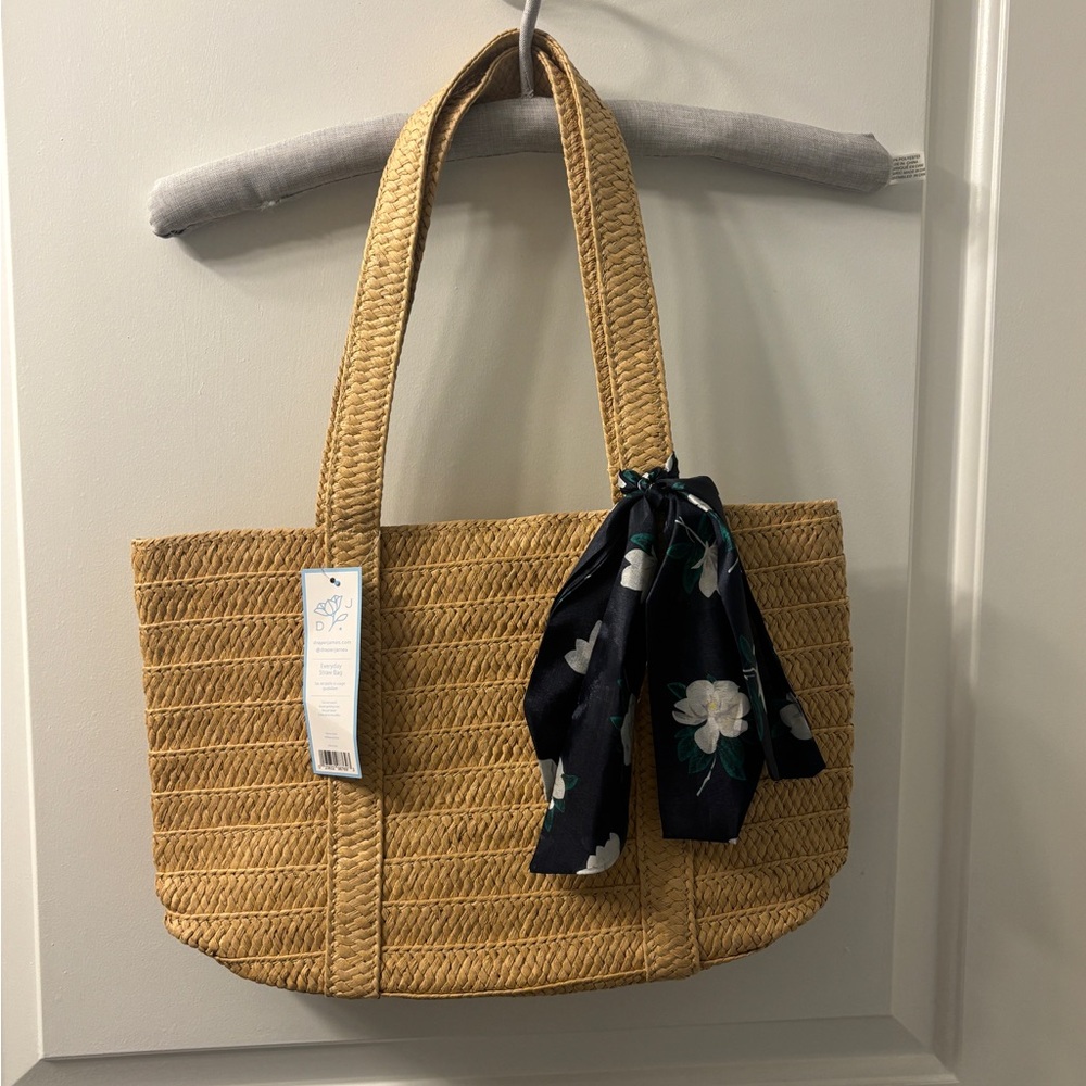 Draper and James Every Day Straw Bag